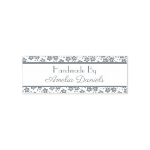 Elegante Oosterse bloem Handgemaakt door Zelfinktende Stempel