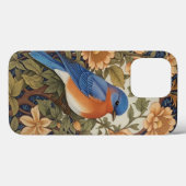 Elegante Oosterse Bluebird William Morris Geïnspir Case-Mate iPhone Case (Achterkant (horizontaal))