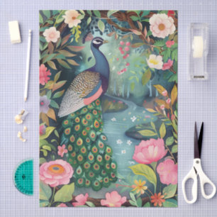 Elegante Oosterse Tuin Thema Decoupage Crafting Tissuepapier