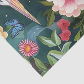 Elegante Oosterse Tuin Thema Decoupage Crafting Tissuepapier (Detail)