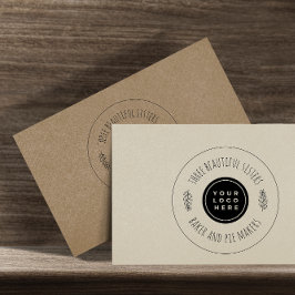 Elegante op maat gemaakte bedrijfslogo en bedrijfs  zelfinktende stempel