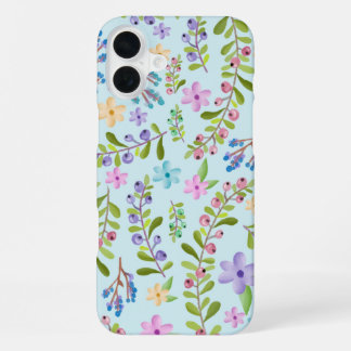 Elegante op maat gemaakte bloemfotos iPhone 16 plus hoesje