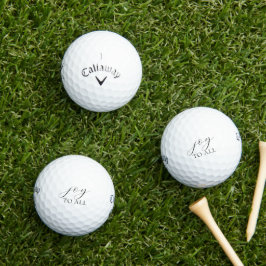 Elegante op maat gemaakte Callaway Supersoft inspi Golfballen