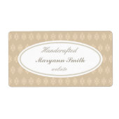 Elegante op maat gemaakte labels (Voorkant)