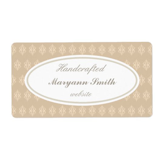 Elegante op maat gemaakte labels (Voorkant)