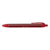 Elegante op maat gemaakte monogram pen voor stijlv (Bovenkant)