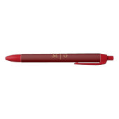 Elegante op maat gemaakte monogram pen voor stijlv (Bodem)