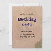 Elegante op maat gemaakte uitnodigingskaart voor e kaart (Voorkant)