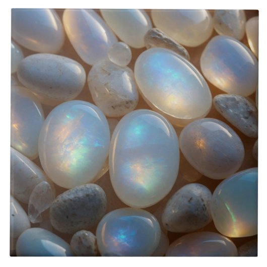 Elegante opaal keramische Tegel Tegeltje (Voorkant)