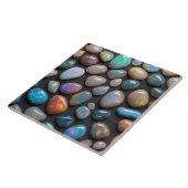 Elegante opaal keramische Tegel Tegeltje (Zijkant)