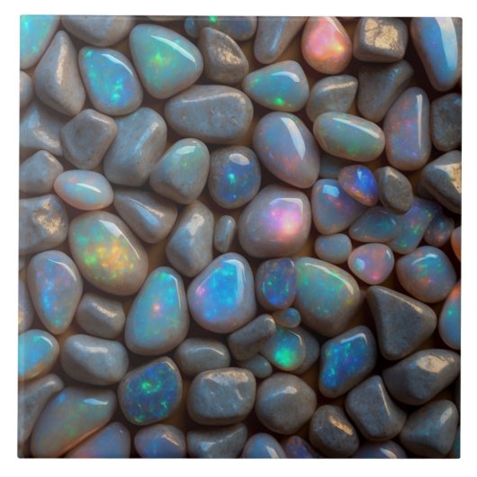 Elegante opaal keramische Tegel Tegeltje (Voorkant)