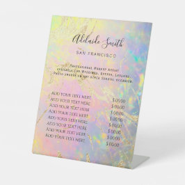 elegante opal price list Pedestal Sign Reclamebord Met Voetstuk