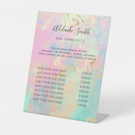 elegante opal price list Pedestal Sign Reclamebord Met Voetstuk