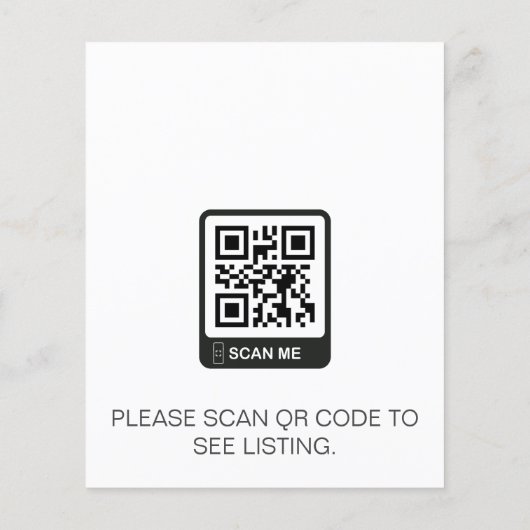 Elegante open huis vastgoedmakelaar flyer (Achterkant)