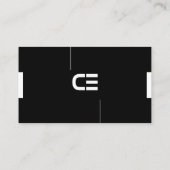 Elegante oprichter van Feminine Design Visitekaartje (Achterkant)