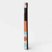 Elegante Oranje Argyle Pattern Dad Case-Mate iPhone Case (Achterkant/links)