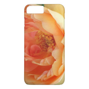 Elegante Oranje Blos Roos iPhone 8/7 Plus Hoesje