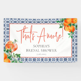 Elegante Oranje Bruiloftsdouche Spritz Spandoek