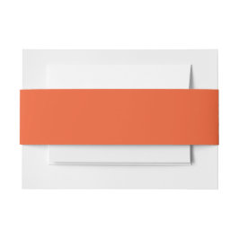Elegante Oranje Buikbanden | Luxe Uitnodigingen Wikkel