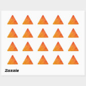 Elegante Oranje glitter Sticker (Vel)