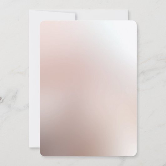 Elegante Oranje Perzik Bloemen Bewaar de Datum Save The Date (Achterkant)