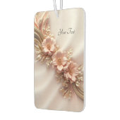 Elegante Oranje Perzik Bloemen Luchtverfrisser (Links)