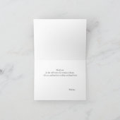 Elegante oranje-roze bloemen bedankkaart (Binnen)