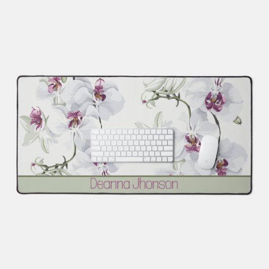 Elegante Orchid Desk Mat (Keyboard & Muis)