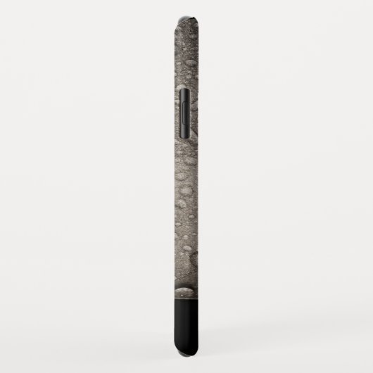 Elegante orchidee bloem zwart grijs Case-Mate iPhone case (Achterkant/rechts)