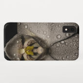 Elegante orchidee bloem zwart grijs Case-Mate iPhone case (Achterkant (horizontaal))