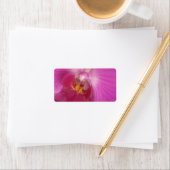 Elegante orchidee bruiloft of algemene blanco etiket (Insitu)
