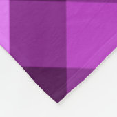 Elegante orchidee Paarse geruite grote fleece deke Deken (Hoek)