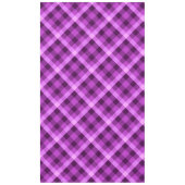 Elegante orchidee Paarse geruite grote tafelkleed (Voorkant)