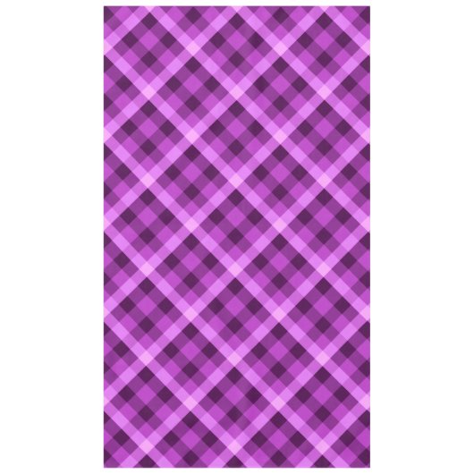 Elegante orchidee Paarse geruite grote tafelkleed (Voorkant)