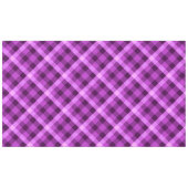 Elegante orchidee Paarse geruite grote tafelkleed (Voorkant (Horizontaal))