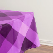 Elegante orchidee Paarse geruite grote tafelkleed (Voorbeeld)