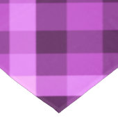 Elegante orchidee Paarse geruite kleine tafelkleed (Gekanteld)