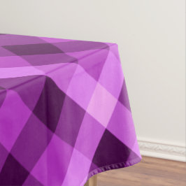 Elegante orchidee Paarse geruite kleine tafelkleed