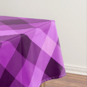 Elegante Orchidee Paarse Plaid Medium Tafelkleed (Voorbeeld)