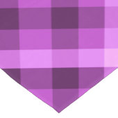 Elegante Orchidee Paarse Plaid Medium Tafelloper (Hoek)