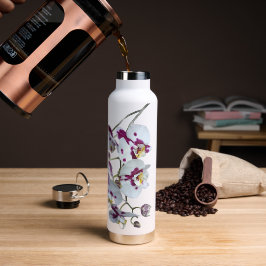 Elegante orchidee waterfles – Bloemige hydratatie