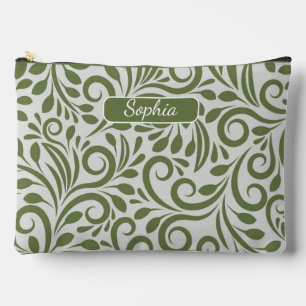 Elegante organische groene vorm kunst voor geschen etui