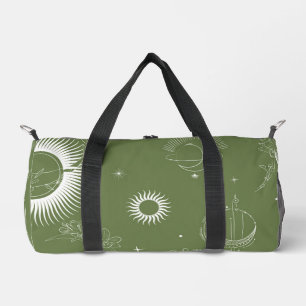 Elegante organische groene vorm kunst voor geschen plunjezak