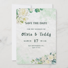 Elegante Organische Moderne Trouwkaart Save The Da Date
