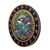 Elegante Orka Turtle Dartboard kunstwerk Dartbord (Voorkant Rechts)