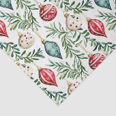 Elegante Ornamenten kerst Tissuepapier (Detail)