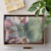 Elegante Oud Franse Bakkerij Cafe Tissue Papier (Geschenk)