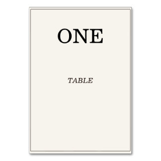 Elegante Oude Rijke Bruiloft Tafel Nummers Kaart