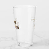 Elegante Oudengelse Lettering Happy Kwanzaa Glas (Links)