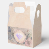 Elegante ouderwetse diamanten bruiloft gunst box bedankdoosjes (Geopend)